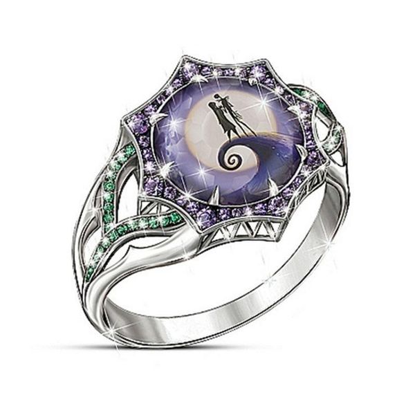 wedding rings romantic silver color purple zircon stone for women female engagement jewelry halloween valentines gift, Slivery;golden
wedding rings romantic silver color purple zircon stone for women female engagement jewelry halloween valentines gift, Slivery;golden