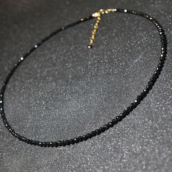 pendant necklaces korean trend black crystal short chain necklace fashion simple women's wedding bead choker charming lady party jewelr, Silver
pendant necklaces korean trend black crystal short chain necklace fashion simple women's wedding bead choker charming lady party jewelr, Silver