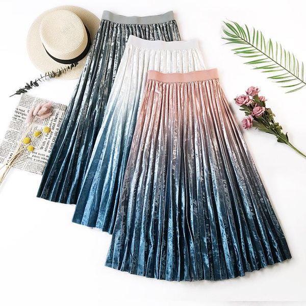 skirts velvet pleated skirt women party a-line long faldas mujer midi saias winter warm plus size bottoms shiny soft jupe femme, Black
skirts velvet pleated skirt women party a-line long faldas mujer midi saias winter warm plus size bottoms shiny soft jupe femme, Black