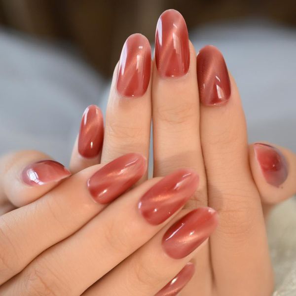 false nails manicure acrylic nail tips 10 sizes red press on oval glossy cat eyes finished medium finger extension art, Red;gold
false nails manicure acrylic nail tips 10 sizes red press on oval glossy cat eyes finished medium finger extension art, Red;gold