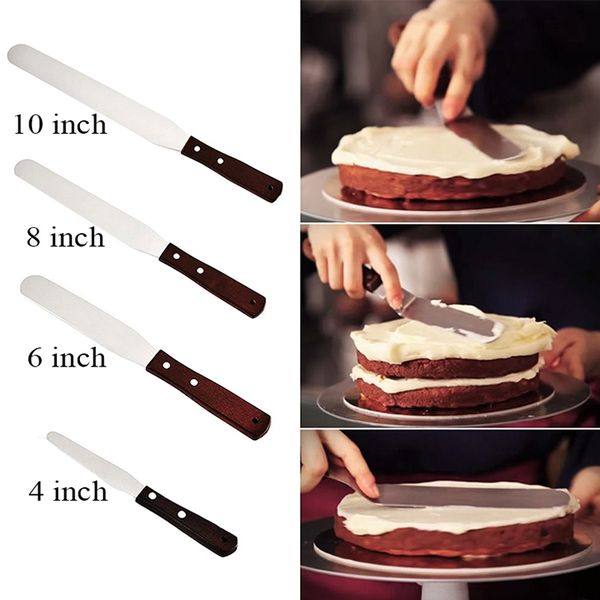 1pc 4/6/8/10 inch stainless steel cake spatula butter cream icing frosting knife smoother kitchen pastry cake decoration tools
1pc 4/6/8/10 inch stainless steel cake spatula butter cream icing frosting knife smoother kitchen pastry cake decoration tools