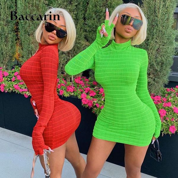 casual dresses baccarin 2021 autumn winter women mini party dress long sleeve bodycon neon plaid streetwear elegant office clothes glov, Black;gray
casual dresses baccarin 2021 autumn winter women mini party dress long sleeve bodycon neon plaid streetwear elegant office clothes glov, Black;gray