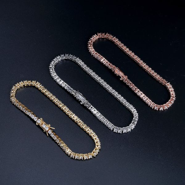 mens rose gold tennis bracelets iced out chain fashion hip hop bracelet jewelry 3mm, Black
mens rose gold tennis bracelets iced out chain fashion hip hop bracelet jewelry 3mm, Black