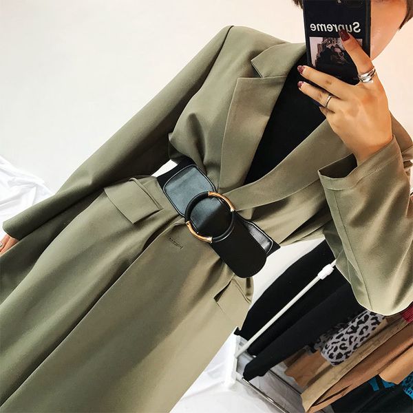 2021 new chic all match round buckle women belt female pu leather wide 7.5cm belts ceinture femme leisure tkgu, Black;brown
2021 new chic all match round buckle women belt female pu leather wide 7.5cm belts ceinture femme leisure tkgu, Black;brown