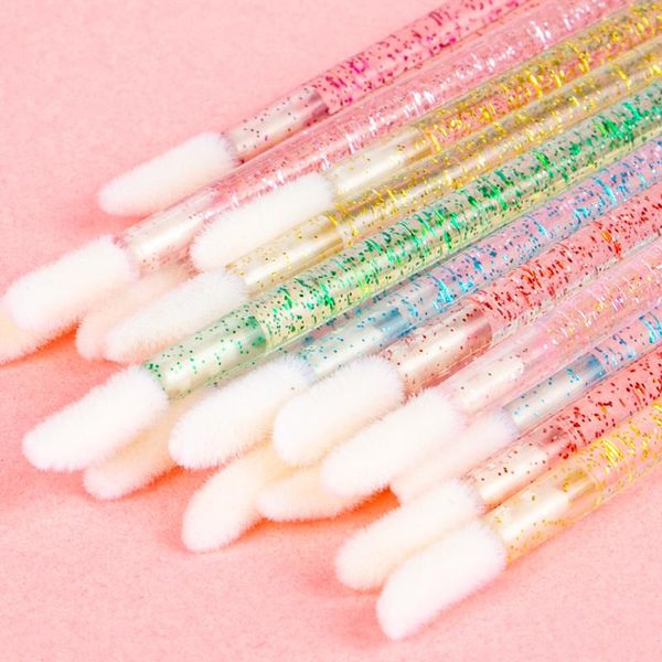 makeup brushes 50 pcs disposable lip brush six colors crystal rod portable lipstick beauty tool cleaning stick
makeup brushes 50 pcs disposable lip brush six colors crystal rod portable lipstick beauty tool cleaning stick