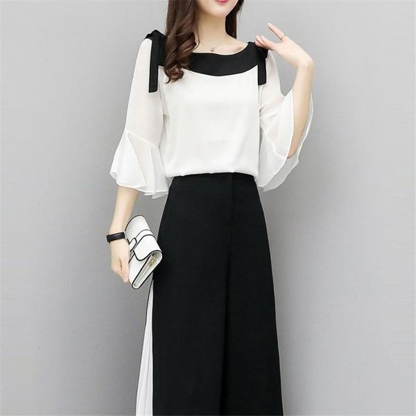 women's tracksuits set female 2021 summer fashion large size chiffon short-sleeved clothes casual high waist wide leg pants two-piece, Gray
women's tracksuits set female 2021 summer fashion large size chiffon short-sleeved clothes casual high waist wide leg pants two-piece, Gray