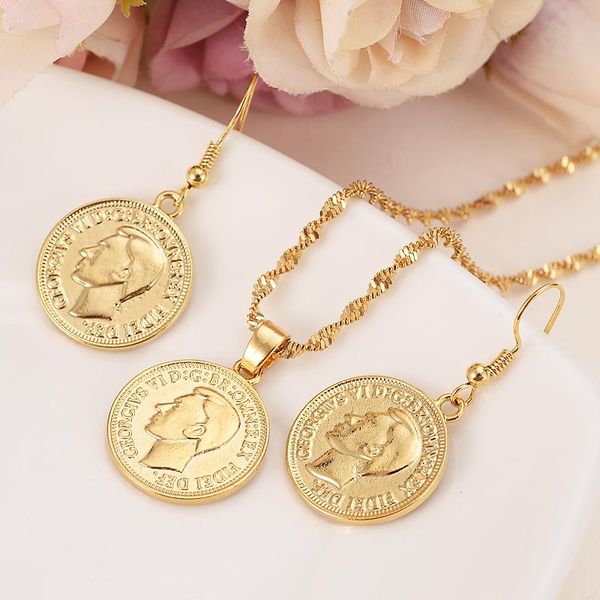 earrings & necklace gold color men coin pendant necklaces elegant jewerly set for women exquisite dubai arab african jewelry, Silver
earrings & necklace gold color men coin pendant necklaces elegant jewerly set for women exquisite dubai arab african jewelry, Silver