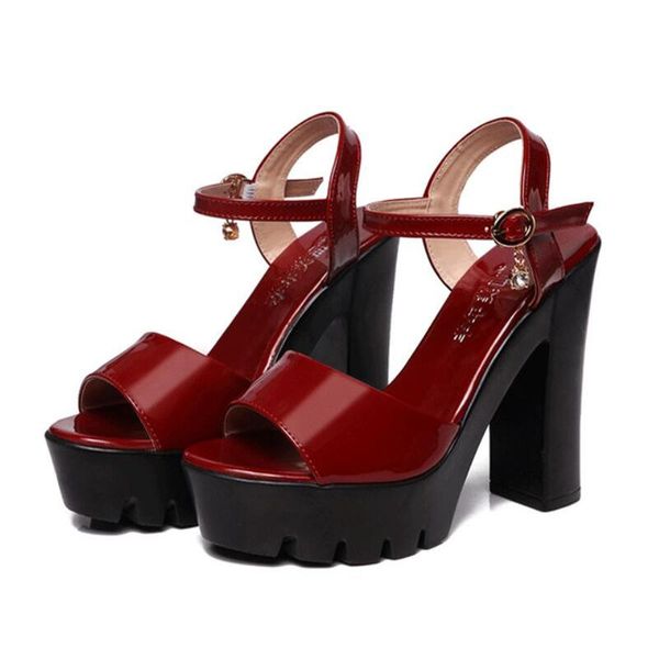 sandals fashion buckle patent leather shoes white black block heels dance wedding bride women's platform
sandals fashion buckle patent leather shoes white black block heels dance wedding bride women's platform