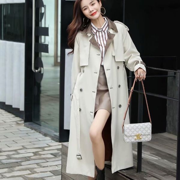 women's trench coats long female khaki trench coat winter turn down collar women's clothes with s100 belt 68zp, Tan;black
women's trench coats long female khaki trench coat winter turn down collar women's clothes with s100 belt 68zp, Tan;black