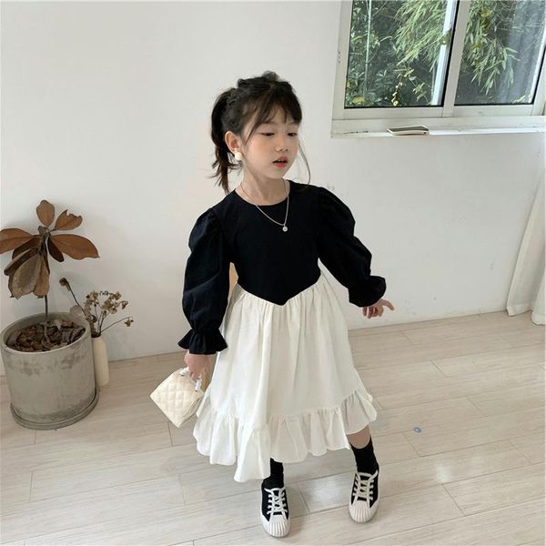girl's dresses color matching kids for girls puff sleeve ruffles ruched midi dress toddler korean baby clothes vestidos 1 to 8 yrs, Red;yellow
girl's dresses color matching kids for girls puff sleeve ruffles ruched midi dress toddler korean baby clothes vestidos 1 to 8 yrs, Red;yellow