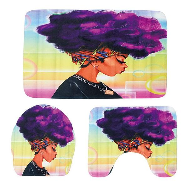 carpets 3pcs/set african woman printed anti-slip bath mat set bathroom microfiber toilet rugs floor mats
carpets 3pcs/set african woman printed anti-slip bath mat set bathroom microfiber toilet rugs floor mats