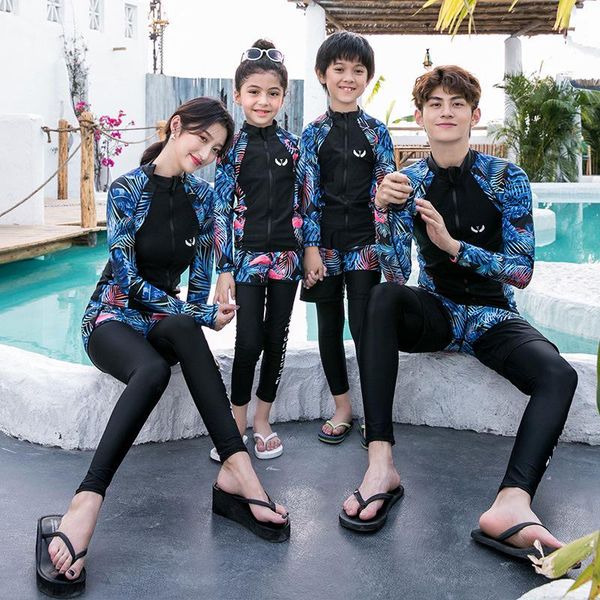 2021 summer couple swimwear parent-child family set long sleeve surfing diving suit trousers men and women children's swimsuit
2021 summer couple swimwear parent-child family set long sleeve surfing diving suit trousers men and women children's swimsuit
