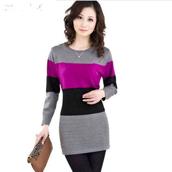 women's sweaters 2021 spring long pullovers women sweater dress cashmere winter clothes stripe 8 colors, White;black
women's sweaters 2021 spring long pullovers women sweater dress cashmere winter clothes stripe 8 colors, White;black