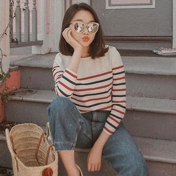 vintage woman's nightgown striped cotton buckle shoulder sea soul longsleeve shirt female tshirt ra6k, White
vintage woman's nightgown striped cotton buckle shoulder sea soul longsleeve shirt female tshirt ra6k, White