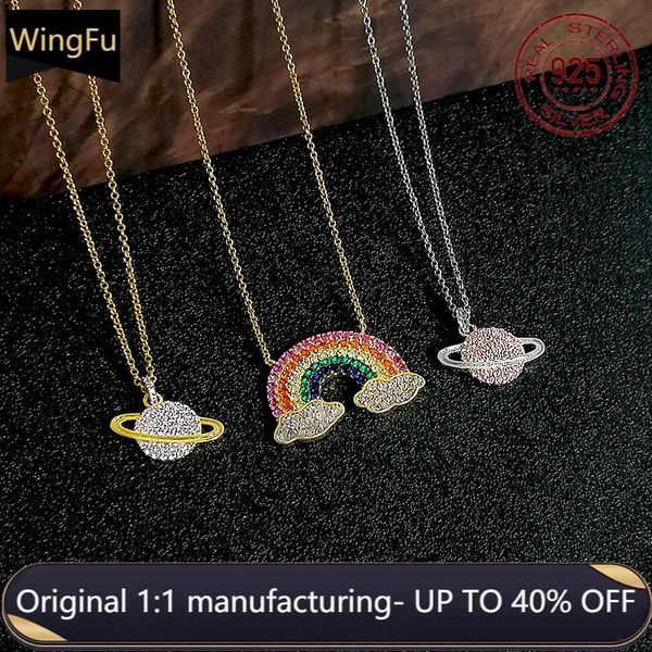 chains fashion women s925 sterling silver planet pendant rainbow golden necklace adjustable monaco jewelry gift
chains fashion women s925 sterling silver planet pendant rainbow golden necklace adjustable monaco jewelry gift