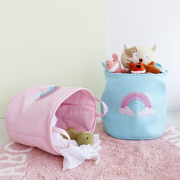folding cartoon laundry baskets rainbow pattern dirty clothes laundry organizing basket children's toys storage bucket
folding cartoon laundry baskets rainbow pattern dirty clothes laundry organizing basket children's toys storage bucket