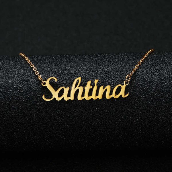 gold silver color personalized custom name pendant necklace customized cursive nameplate necklace women handmade birthday gift fashion
gold silver color personalized custom name pendant necklace customized cursive nameplate necklace women handmade birthday gift fashion
