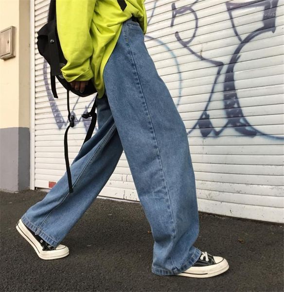 women's jeans 2021 fashion harajuku street hipsters high streetwear vintage wide woman waist boyfriend for women, Blue
women's jeans 2021 fashion harajuku street hipsters high streetwear vintage wide woman waist boyfriend for women, Blue