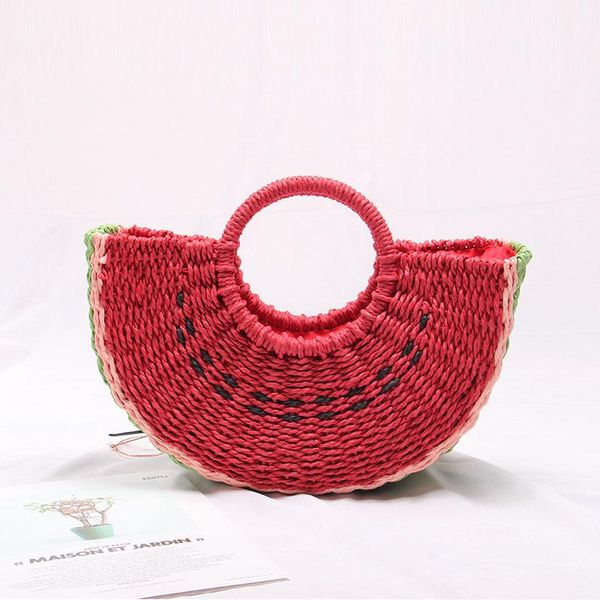 evening bags watermelon vacation beach straw woven bag women travel shopper cute fruit abs weaving handmade handbags and purses sac gift
evening bags watermelon vacation beach straw woven bag women travel shopper cute fruit abs weaving handmade handbags and purses sac gift
