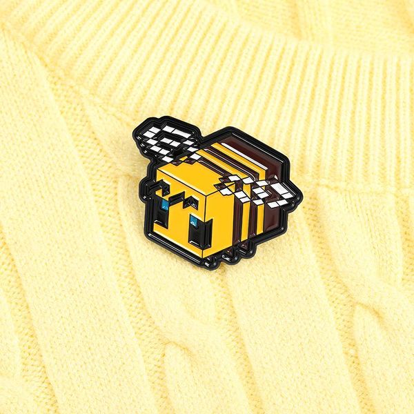 pins, brooches custom cute pixel animal novelty creative bee enamel pins brooch lapel badge bag cartoon jewelry gift for kids friends, Gray
pins, brooches custom cute pixel animal novelty creative bee enamel pins brooch lapel badge bag cartoon jewelry gift for kids friends, Gray