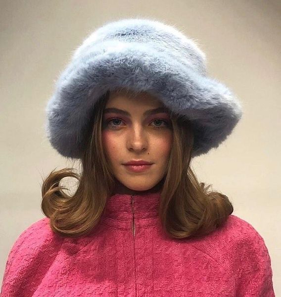 berets autumn fashion fisherman hat women's bucket hats sunshade basin japanese style small face streetwear warm caps, Blue;gray
berets autumn fashion fisherman hat women's bucket hats sunshade basin japanese style small face streetwear warm caps, Blue;gray