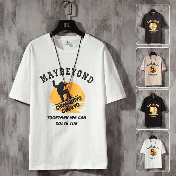 short sleeve t-shirt men's 2021 new men's fashion brand pure cotton t-shirt base shirt men's wear ins super fire round neck t, White;black
short sleeve t-shirt men's 2021 new men's fashion brand pure cotton t-shirt base shirt men's wear ins super fire round neck t, White;black