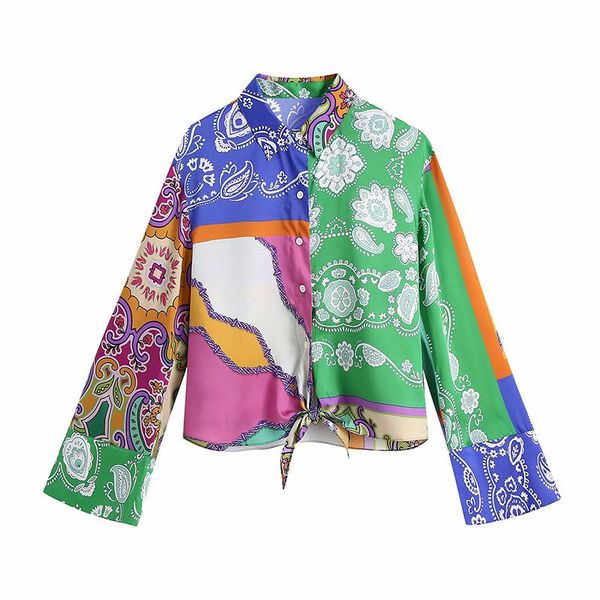 women's blouses & shirts yenkye vintage patchwork print blouse shirt women hem bowknot kimono streetwear ropa mujer summer plus size, White
women's blouses & shirts yenkye vintage patchwork print blouse shirt women hem bowknot kimono streetwear ropa mujer summer plus size, White