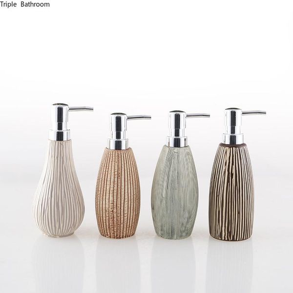 liquid soap dispenser 1 pc 350/450ml bottle nordic style ceramics bathroom vertical lines lotion pump storage container ornaments
liquid soap dispenser 1 pc 350/450ml bottle nordic style ceramics bathroom vertical lines lotion pump storage container ornaments