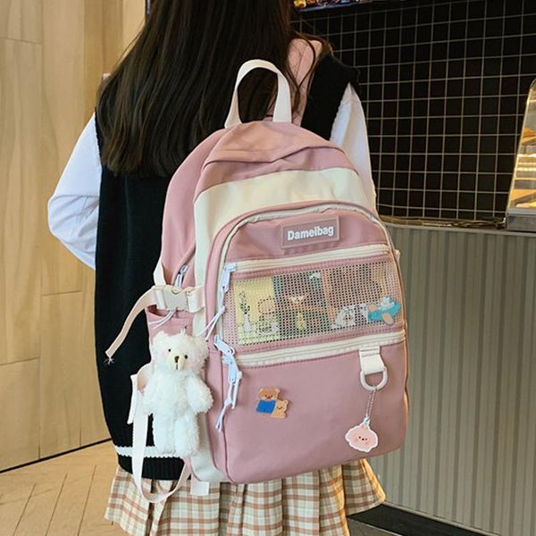 joypessie fashion women backpack cute waterproof student school bag teen girl bookbag kawaii femal nylon mochila travel rucksack
joypessie fashion women backpack cute waterproof student school bag teen girl bookbag kawaii femal nylon mochila travel rucksack