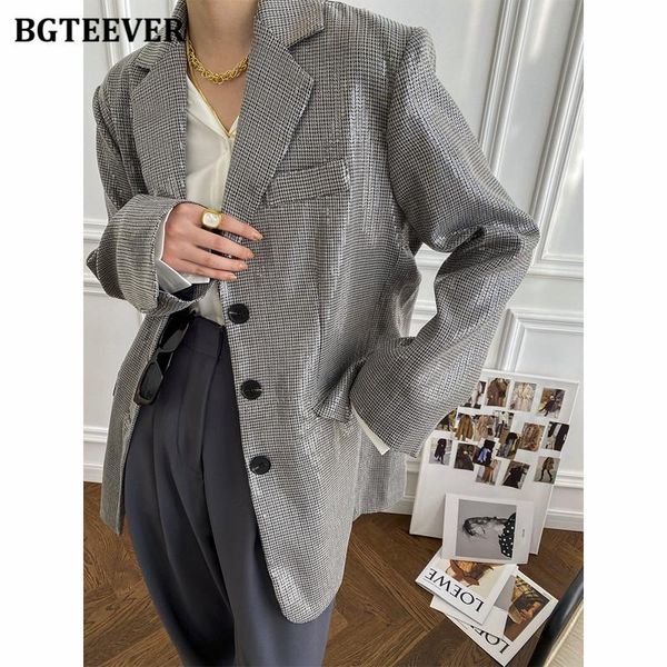 women's suits & blazers bgteever stylish sequin blazer for women 2021 spring single-breasted loose female jackets suit outwear, White;black
women's suits & blazers bgteever stylish sequin blazer for women 2021 spring single-breasted loose female jackets suit outwear, White;black