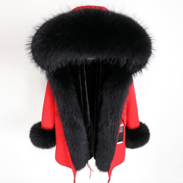 women's fur & faux 7xl winter jacket women real coat natural raccoon collar loose long parkas big outerwear detachable liner, Black
women's fur & faux 7xl winter jacket women real coat natural raccoon collar loose long parkas big outerwear detachable liner, Black