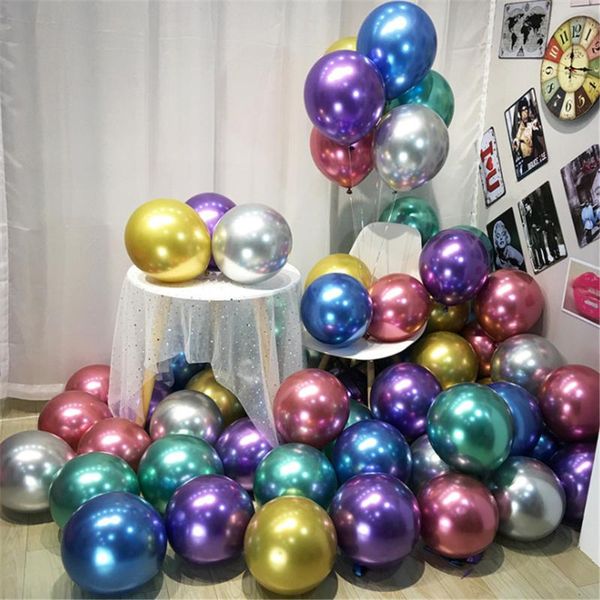 party decoration 30pcs 50pcs thicken chrome metallic latex balloons globos inflatable helium balloon wedding birthday decor ballon
party decoration 30pcs 50pcs thicken chrome metallic latex balloons globos inflatable helium balloon wedding birthday decor ballon