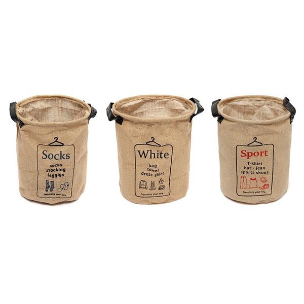 storage baskets cotton linen laundry hamper bag washing clothes organizer basket bin 23*29cm
storage baskets cotton linen laundry hamper bag washing clothes organizer basket bin 23*29cm