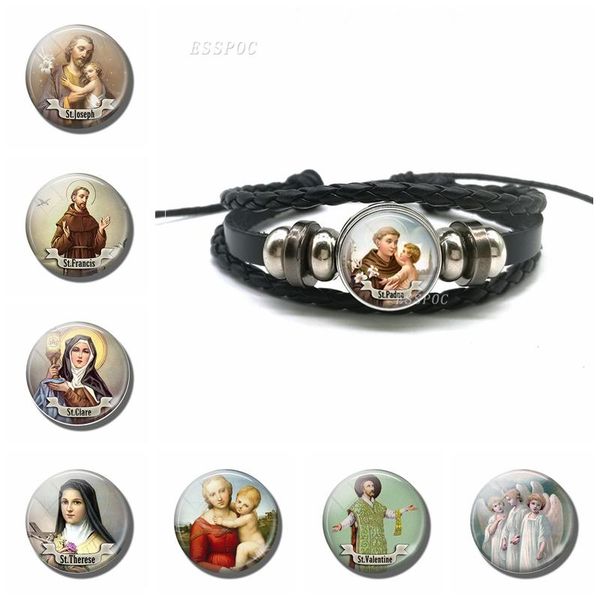 tennis st anthony bracelet saint bangle bring love to your life black leather bracelets religious jewerly gift for men women, Golden;silver
tennis st anthony bracelet saint bangle bring love to your life black leather bracelets religious jewerly gift for men women, Golden;silver