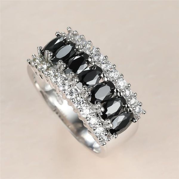 wedding rings luxury female black crystal stone ring charm silver color for women dainty bride leaf zircon engagement, Slivery;golden
wedding rings luxury female black crystal stone ring charm silver color for women dainty bride leaf zircon engagement, Slivery;golden
