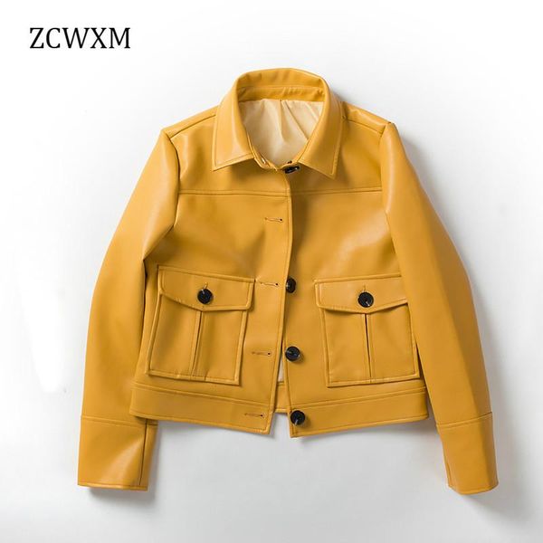 women's leather & faux 2021 casual single breasted women autumn soft jacket overcoat female motorbike jackets outerwear, Black
women's leather & faux 2021 casual single breasted women autumn soft jacket overcoat female motorbike jackets outerwear, Black