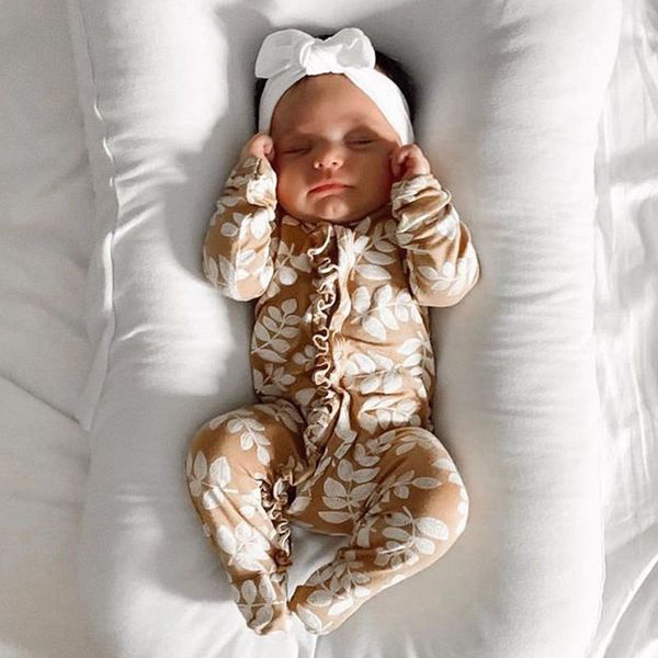 0-6m newborn kid baby girls clothes autumn long sleeve floral romper elegant ruffles jumpsuit cotton flower cute sweet outfit, White
0-6m newborn kid baby girls clothes autumn long sleeve floral romper elegant ruffles jumpsuit cotton flower cute sweet outfit, White