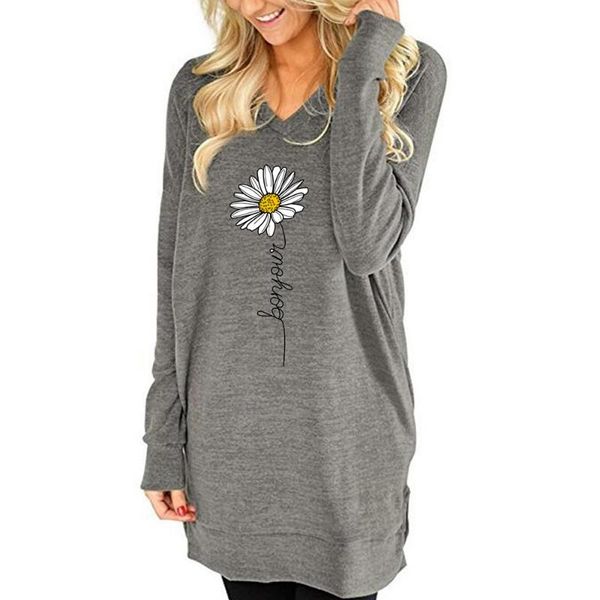women's t-shirt vicabo daisy casual printed tshirts 2021 women v-neck full sleeve tee shirts loose long clothing woman, White
women's t-shirt vicabo daisy casual printed tshirts 2021 women v-neck full sleeve tee shirts loose long clothing woman, White