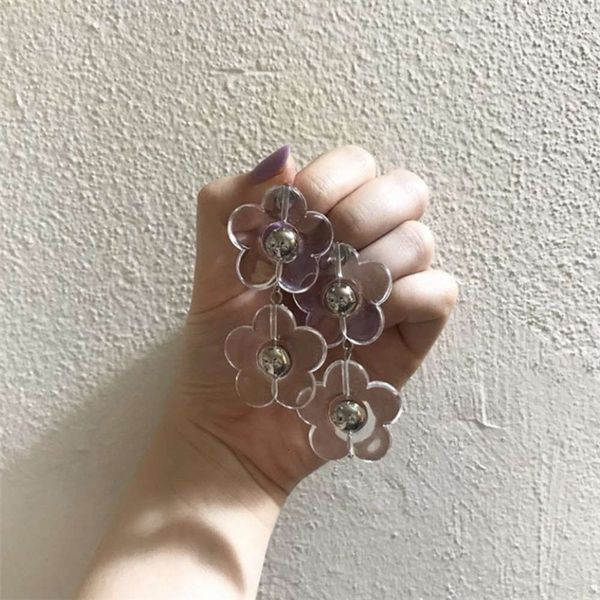 hbp japan and south korea harajuku transparent resin acrylic five petal flower ins net red fashionable long earrings women's fashion, Silver
hbp japan and south korea harajuku transparent resin acrylic five petal flower ins net red fashionable long earrings women's fashion, Silver