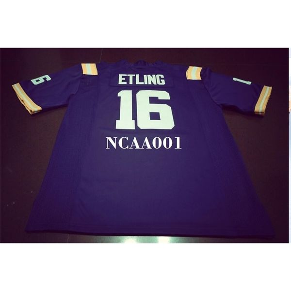 001 #16 danny etling white purple lsu tigers alumni college jersey or custom any name or number jersey, Black
001 #16 danny etling white purple lsu tigers alumni college jersey or custom any name or number jersey, Black