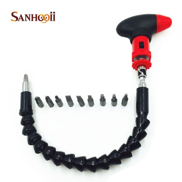 handy universal flexible shaft t type screwdriver set 1/4 hex shank screwdriver hand tools set gadgets zm56
handy universal flexible shaft t type screwdriver set 1/4 hex shank screwdriver hand tools set gadgets zm56