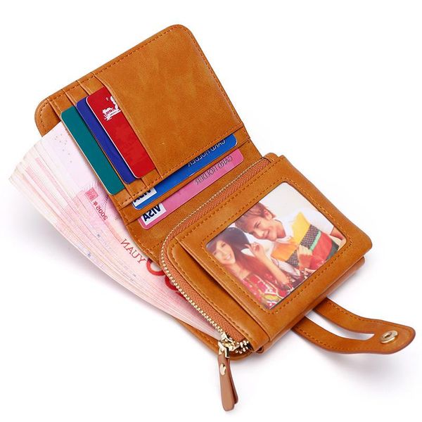 womes short wallet korean student small fresh and cute three-fold multi-card women wallet, Red;black
womes short wallet korean student small fresh and cute three-fold multi-card women wallet, Red;black