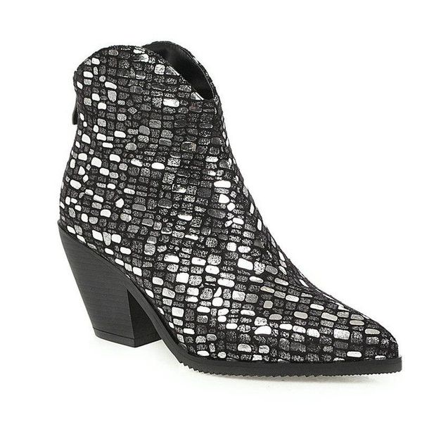 boots 2021 sequined ankle for women wedges high heel female autumn winter pointed toe zipper western ladies shoe, Black
boots 2021 sequined ankle for women wedges high heel female autumn winter pointed toe zipper western ladies shoe, Black