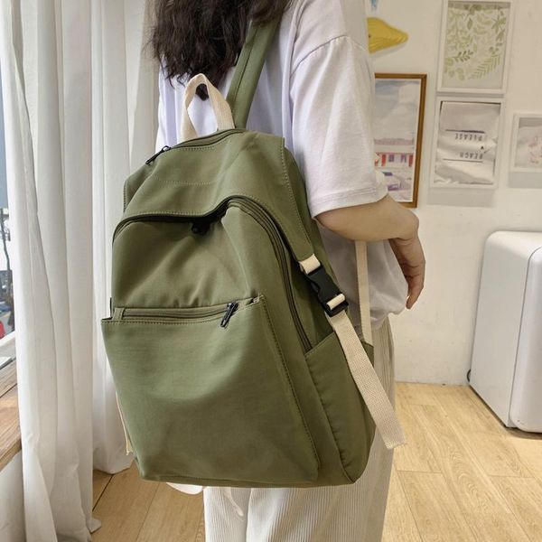 backpack style solid color casual women lapwaterproof travel backbags big school bagpack for girls ladies bag pack mochila 2021
backpack style solid color casual women lapwaterproof travel backbags big school bagpack for girls ladies bag pack mochila 2021