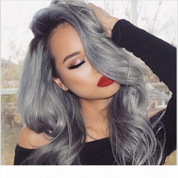 new arrival 1b grey ombre hair wig body wave hair full lace wig silver grey ombre lace front wig for black woman, Black;brown
new arrival 1b grey ombre hair wig body wave hair full lace wig silver grey ombre lace front wig for black woman, Black;brown