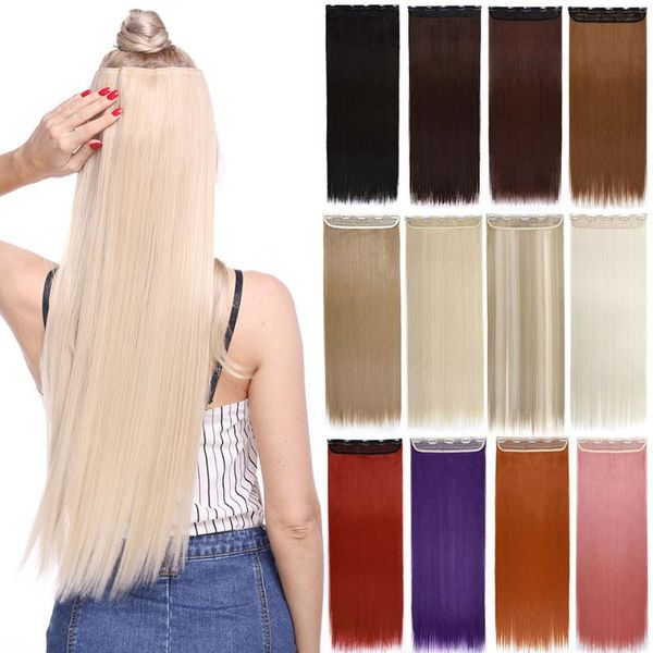 synthetic wigs s-nolilite 42 colors 22"24"26"30" long straight 5 clip in one piece hair hairpiece for women, Black
synthetic wigs s-nolilite 42 colors 22"24"26"30" long straight 5 clip in one piece hair hairpiece for women, Black