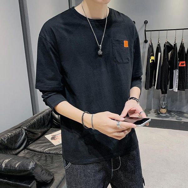 men's t-shirts t shirt men casual spring and autumn personality long-sleeved t-shirt clothes fashion tshirt black gray o-neck shirts, White;black
men's t-shirts t shirt men casual spring and autumn personality long-sleeved t-shirt clothes fashion tshirt black gray o-neck shirts, White;black