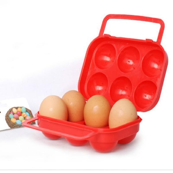 storage bottles & jars portable folding plastic egg carrier holder container for 6 eggs - random color 
storage bottles & jars portable folding plastic egg carrier holder container for 6 eggs - random color
