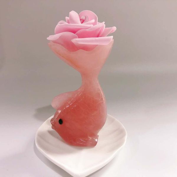 decorative objects & figurines 1 piece lovely little seal shaped rose quartz for decoration lml
decorative objects & figurines 1 piece lovely little seal shaped rose quartz for decoration lml