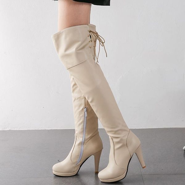 boots female over the knee platform zip round toe high heels thigh women autumn woman shoes, Black
boots female over the knee platform zip round toe high heels thigh women autumn woman shoes, Black
